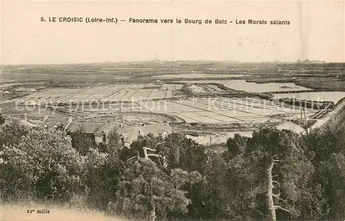 AK / Ansichtskarte Le_Croisic Panorama vers le Bourg de Batz les marais salants Le_Croisic