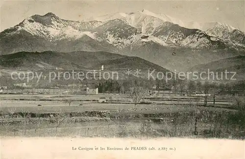 AK / Ansichtskarte Prades_Pyrenees Orientales Le Canigou et les environs de Prades Prades