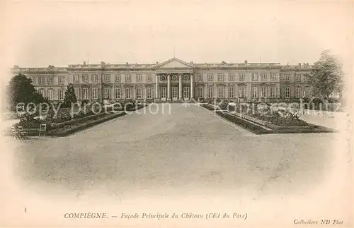 AK / Ansichtskarte Compiegne_60 Facade Principale du Chateau 
