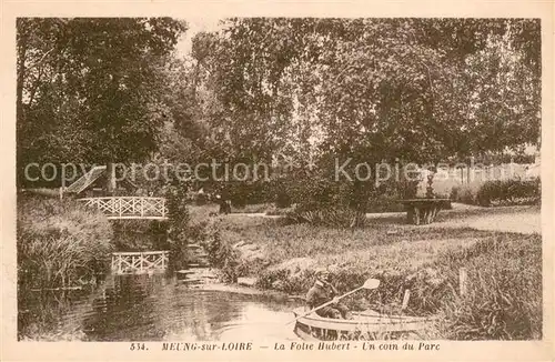AK / Ansichtskarte Meung sur Loire La Folie Hubert un coin du parc Meung sur Loire
