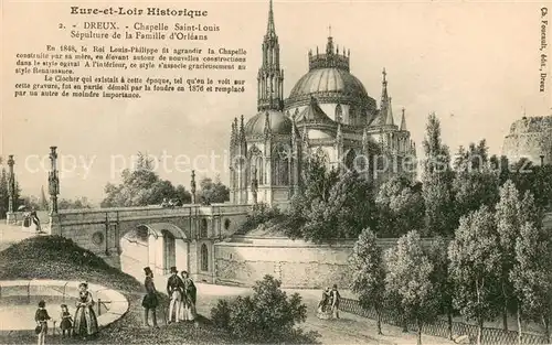 AK / Ansichtskarte Dreux_28 Chapelle Saint Louis Litho 