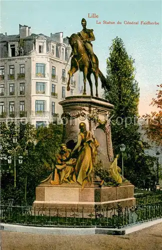 AK / Ansichtskarte Lille_Nord Statue du General Faidherb Monument Lille_Nord