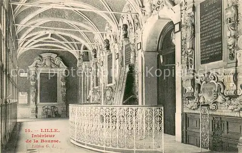 AK / Ansichtskarte Lille_Nord Interieur de la Bourse Lille_Nord