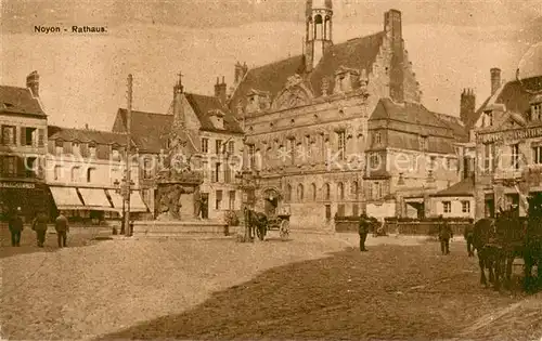 AK / Ansichtskarte Noyon_60 Hotel de Ville Rathaus 