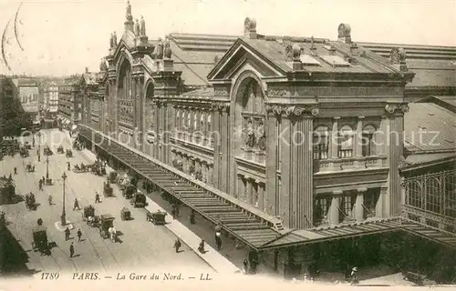 AK / Ansichtskarte Paris_75 La Gare du Nord Bahnhof 