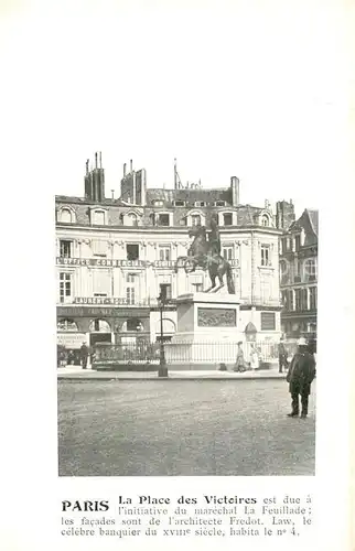AK / Ansichtskarte Paris_75 Place des Victoires Monument 