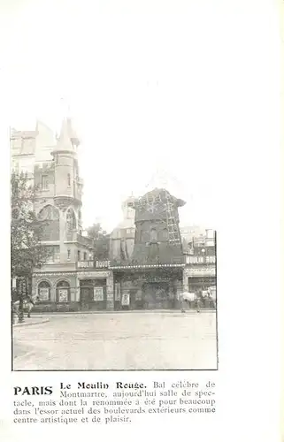 AK / Ansichtskarte Paris_75 Moulin Rouge 
