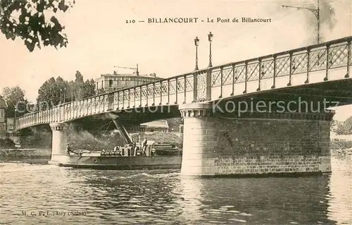 AK / Ansichtskarte Billancourt_92 Boulogne Pont de Billancourt 