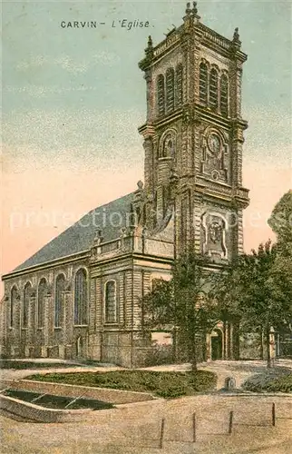 AK / Ansichtskarte Carvin Eglise Kirche Carvin