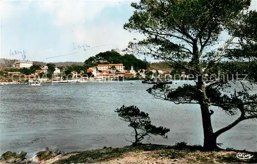 AK / Ansichtskarte Porquerolles Echappee sur le village Porquerolles