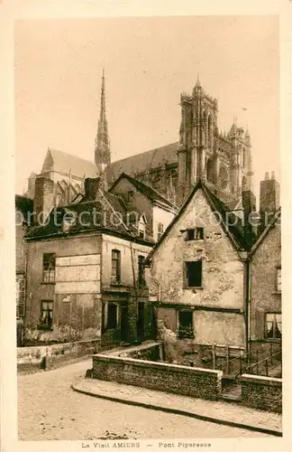 AK / Ansichtskarte Amiens_80 Veille ville Pont Piperesse Eglise 