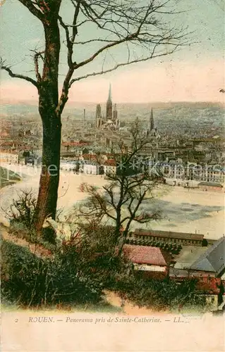 AK / Ansichtskarte Rouen Panorama pris de Sainte Catherine Rouen