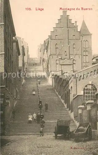 AK / Ansichtskarte Liege_Luettich Montagne du Bueren Liege Luettich