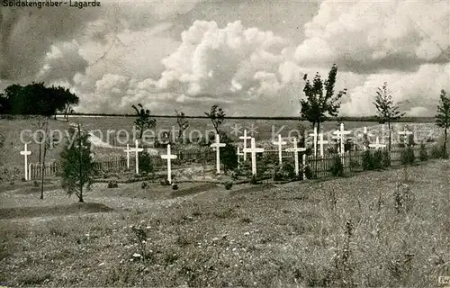AK / Ansichtskarte Lagarde_Chateau Salins_57 Soldatengraeber Zensur 