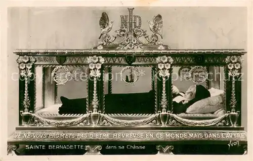 AK / Ansichtskarte Nevers_58 Couvent Saint Gildard Sainte Bernadette dans sa chasse 