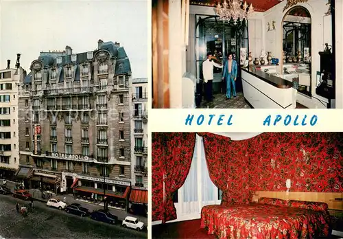 AK / Ansichtskarte Paris_75 Hotel Apollo Restaurant Bar Chambre 