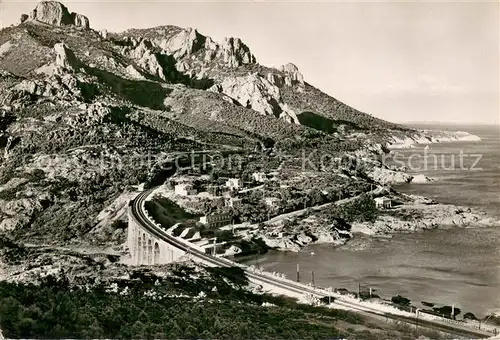 AK / Ansichtskarte Antheor Route de la Corniche d Or Viaduc de la S.N.C.F. Cote d Azur Antheor