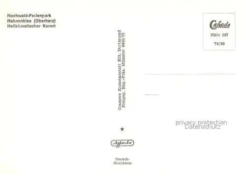 AK / Ansichtskarte Hahnenklee Bockswiese_Harz Hochwald Ferienpark Heilklimatischer Kurort Fliegeraufnahme Hahnenklee Bockswiese