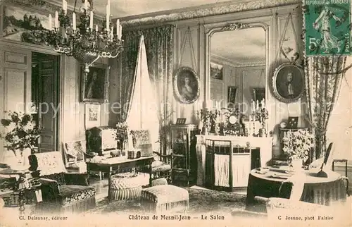 AK / Ansichtskarte Ermenouville Chateau de Mesnil Jean Salon Ermenouville