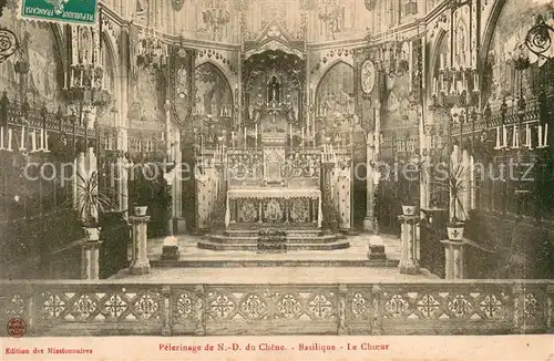 AK / Ansichtskarte Chene_Le_Vion_Sarthe Basilique Le Choeur  
