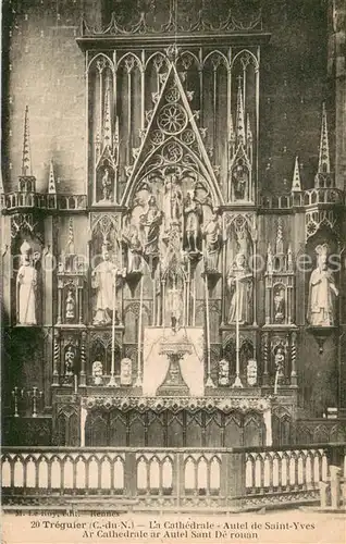 AK / Ansichtskarte Treguier_Cotes_d_Armor Cathedrale Treguier_Cotes_d_Armor