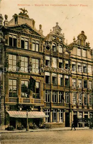 AK / Ansichtskarte Bruxelles_Bruessel Maison des Corporations Grand Place Bruxelles_Bruessel
