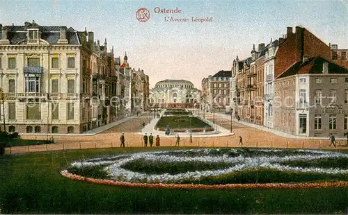 AK / Ansichtskarte Ostende_Oostende Avenue Leopold 