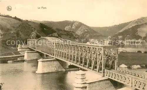AK / Ansichtskarte Hastiere_Meuse Le Pont Hastiere_Meuse