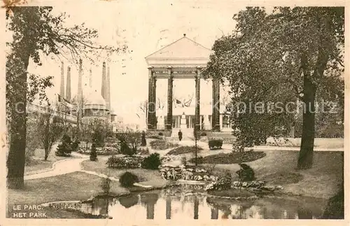 AK / Ansichtskarte Bruxelles_Bruessel Le Parc Bruxelles_Bruessel