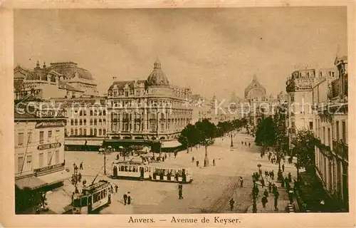 AK / Ansichtskarte Anvers_Antwerpen Avenue de Keyser Anvers Antwerpen