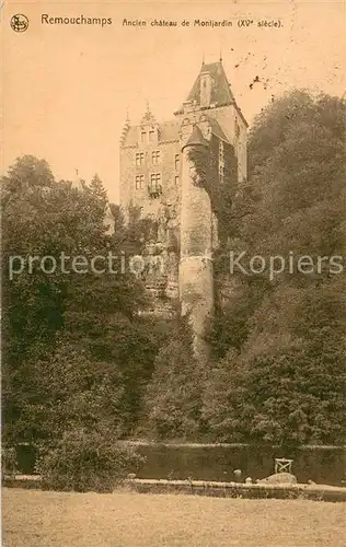 AK / Ansichtskarte Remouchamps_Liege Ancien chateau de Montjardin Remouchamps Liege