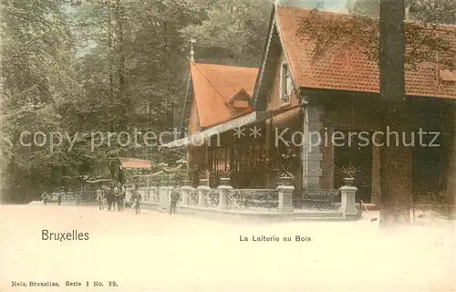 AK / Ansichtskarte Bruxelles_Bruessel La Laiterie au Bois Bruxelles_Bruessel