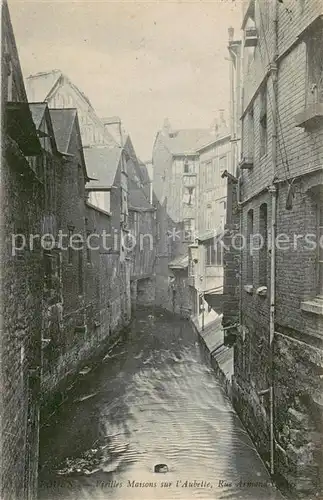 AK / Ansichtskarte Rouen Vieilles maisons sur l Aubette Rue Armand Carrel Inondations Hochwasserkatastrophe Rouen