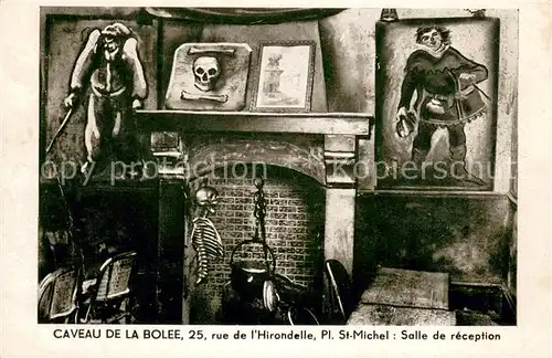 AK / Ansichtskarte Paris_75 Caveau de la Bolee Place Saint Michel Salle de reception 