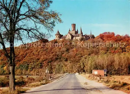 AK / Ansichtskarte Marienburg_Hildesheim Blick zur Burg Herbststimmung Marienburg Hildesheim