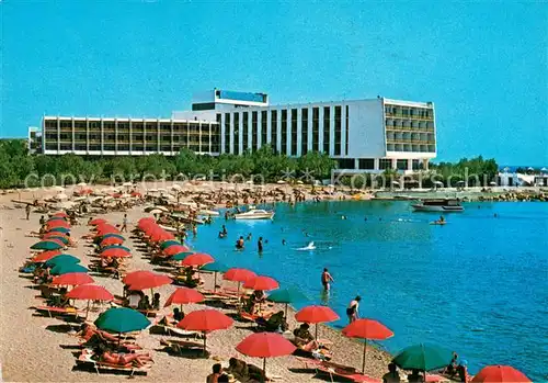 AK / Ansichtskarte Rhodes_Rhodos_Greece Eden Rock Hotel Strand Rhodes_Rhodos_Greece