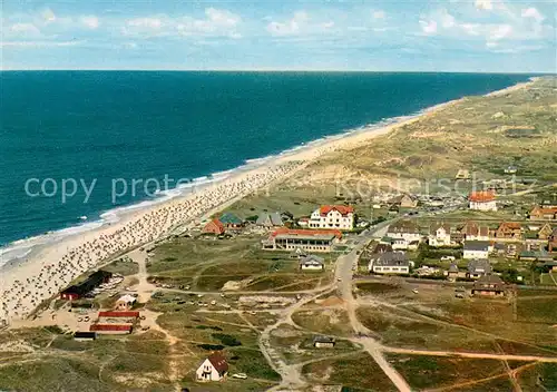 AK / Ansichtskarte Wenningstedt_Sylt Nordseeheilbad Fliegeraufnahme Wenningstedt_Sylt