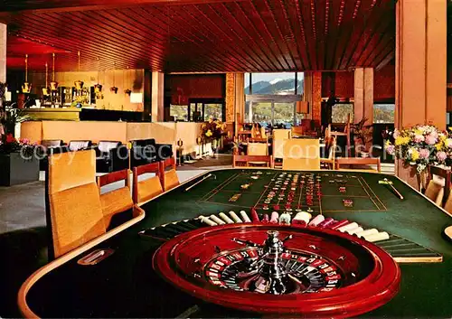 AK / Ansichtskarte Bad_Wiessee Spielcasino Spielsaal mit Bar Huber Karte Nr. 10.046 Bad_Wiessee