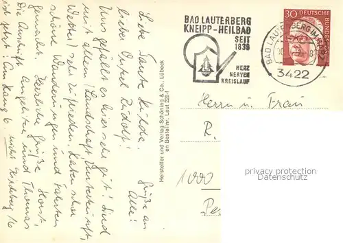 AK / Ansichtskarte Bad_Lauterberg Kath. Pfarrkirche St. Benno Ortspanorama Bad_Lauterberg