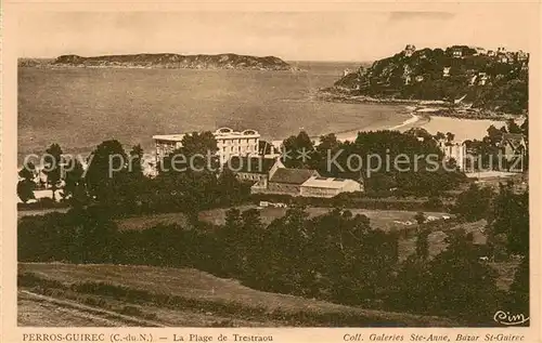 AK / Ansichtskarte Perros Guirec Plage de Trestraou Perros Guirec