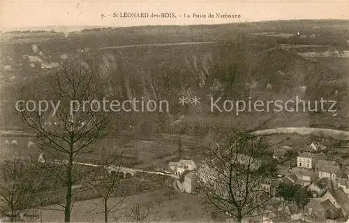 AK / Ansichtskarte St Leonard des Bois Butte de Narbonne 