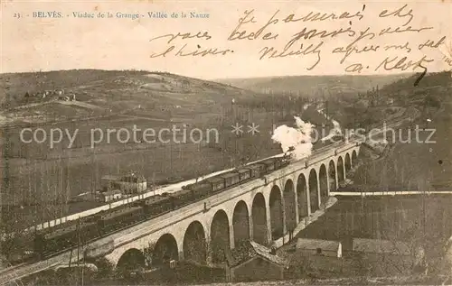 AK / Ansichtskarte Belves_Dordogne Viaduc de La Grange Vall?e de la Nauze Belves Dordogne