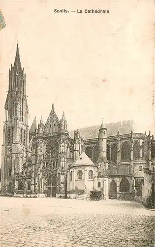 AK / Ansichtskarte Senlis_Oise Cathedrale Senlis Oise