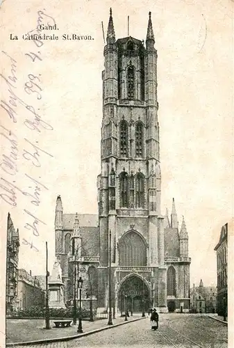 AK / Ansichtskarte Gand_Belgien La Cathedrale St Bavon Gand Belgien