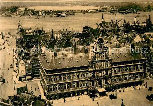 AK / Ansichtskarte Anvers_Antwerpen Grand Place et Escaut Anvers Antwerpen
