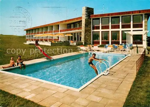 AK / Ansichtskarte Lindenberg_Allgaeu Hotel Lindenalpe Pool Lindenberg Allgaeu