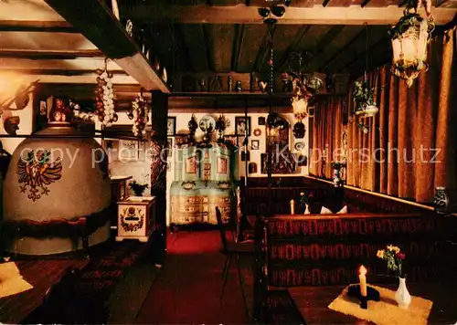 AK / Ansichtskarte Garmisch Partenkirchen Altbayerische Weinstube Garmisch Partenkirchen