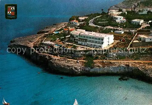 AK / Ansichtskarte Cala_Murada Hostal Valparaiso Fliegeraufnahme Cala_Murada