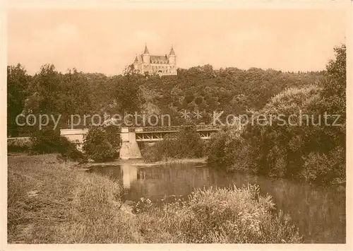 AK / Ansichtskarte Namur_sur_Meuse Chateau Royal de Ciergnon et la Lesse Namur_sur_Meuse