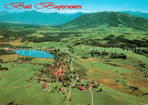 AK / Ansichtskarte Bad_Bayersoien Fliegeraufnahme Bad_Bayersoien